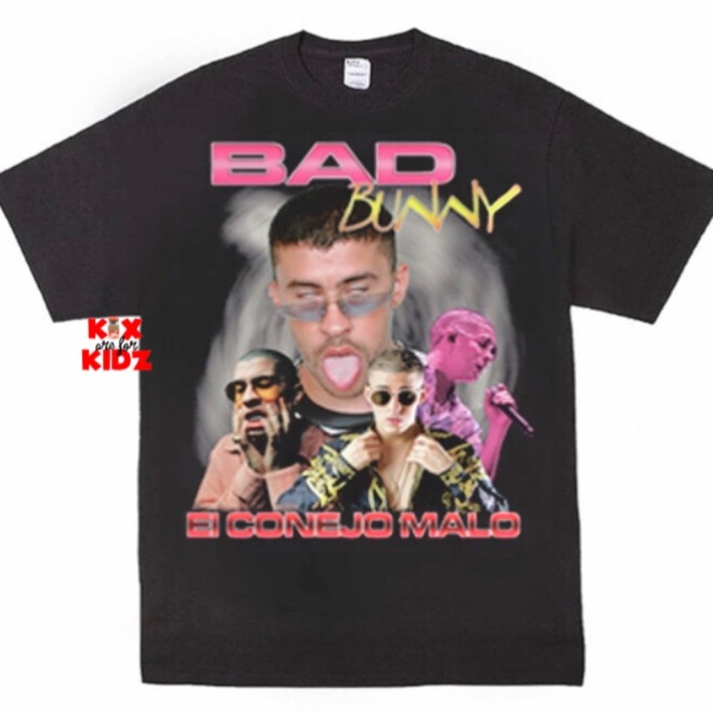 Retro Style Bad Bunny Rap T-Shirt Él Conejo Malo